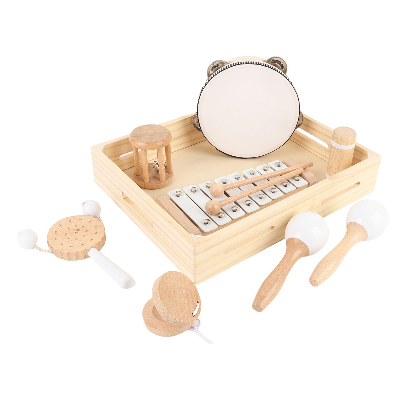 Instrumenty Muzyczne dla Dzieci, Najwyższej Jakości Drewniany materiał Bezpieczny dla Małych Dzieci Instrumenty Perkusyjne do Wczesnej Nauki , Drewniane Zabawki Muzyczne Małych z Różnymi