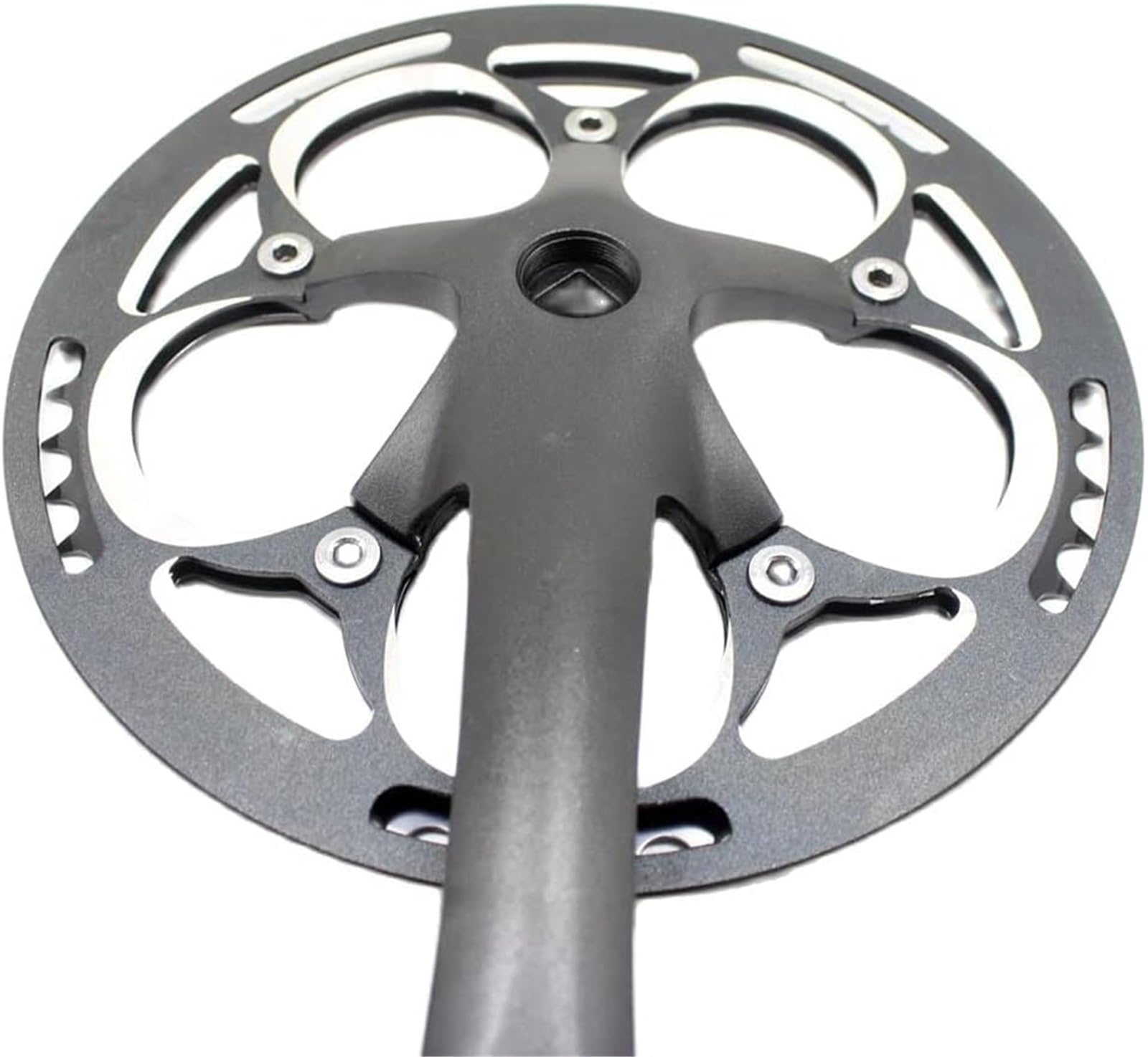 Mechanizm korbowy do rowerów górskich, mechanizmy korbowe do rowerów, 1 szt. Mechanizm korbowy 52T Single Speed ​​170mm Rower szosowy Rower składany Mechanizm korbowy Zestaw korb rowerowych ze stopu a