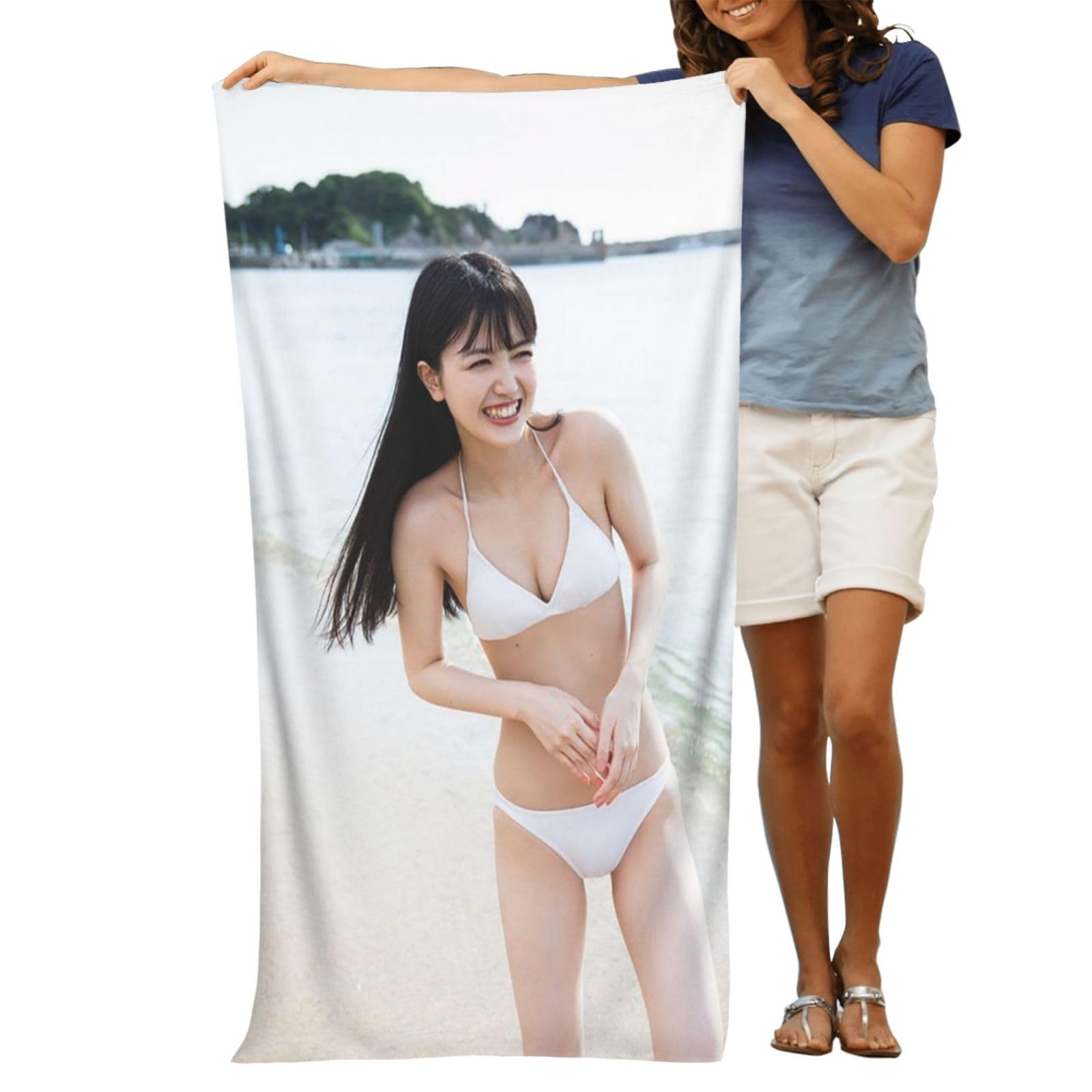 Amazon.co.jp: SYPPCH 久保史緒里 バスタオルビーチタオルタオル