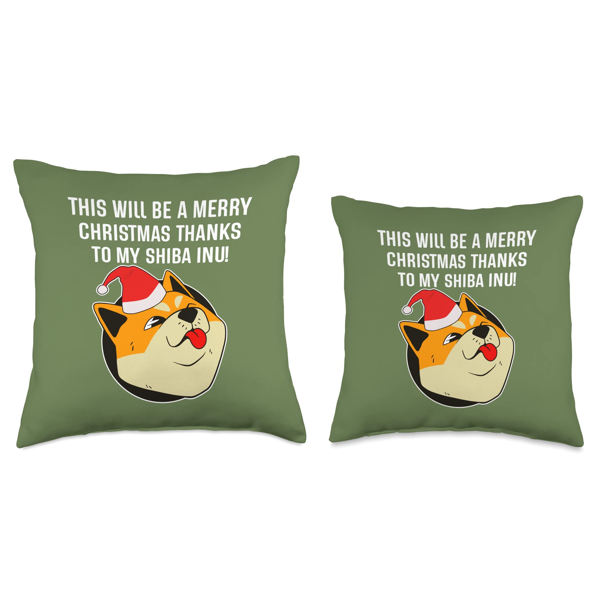 Amazon.com: Shiba Inu Cryptocurrency Meme Crypto Coin Christmas Shibainu  Throw Pillow : Home & Kitchen