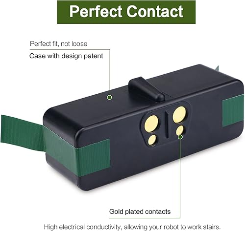 Miniatura 5 de Batería de iones de litio de 14.4V 5200mAh compatible con iRobot Roomba 980, 960, 690, 600, 700, 800, 900 Series 985 970 965 895 890 860 695 695 695