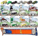 Dungeon Redstone Minecraft Character Cars 8-Pack Zombie Wagon + Spider + Creeper + Skeleton Mob...