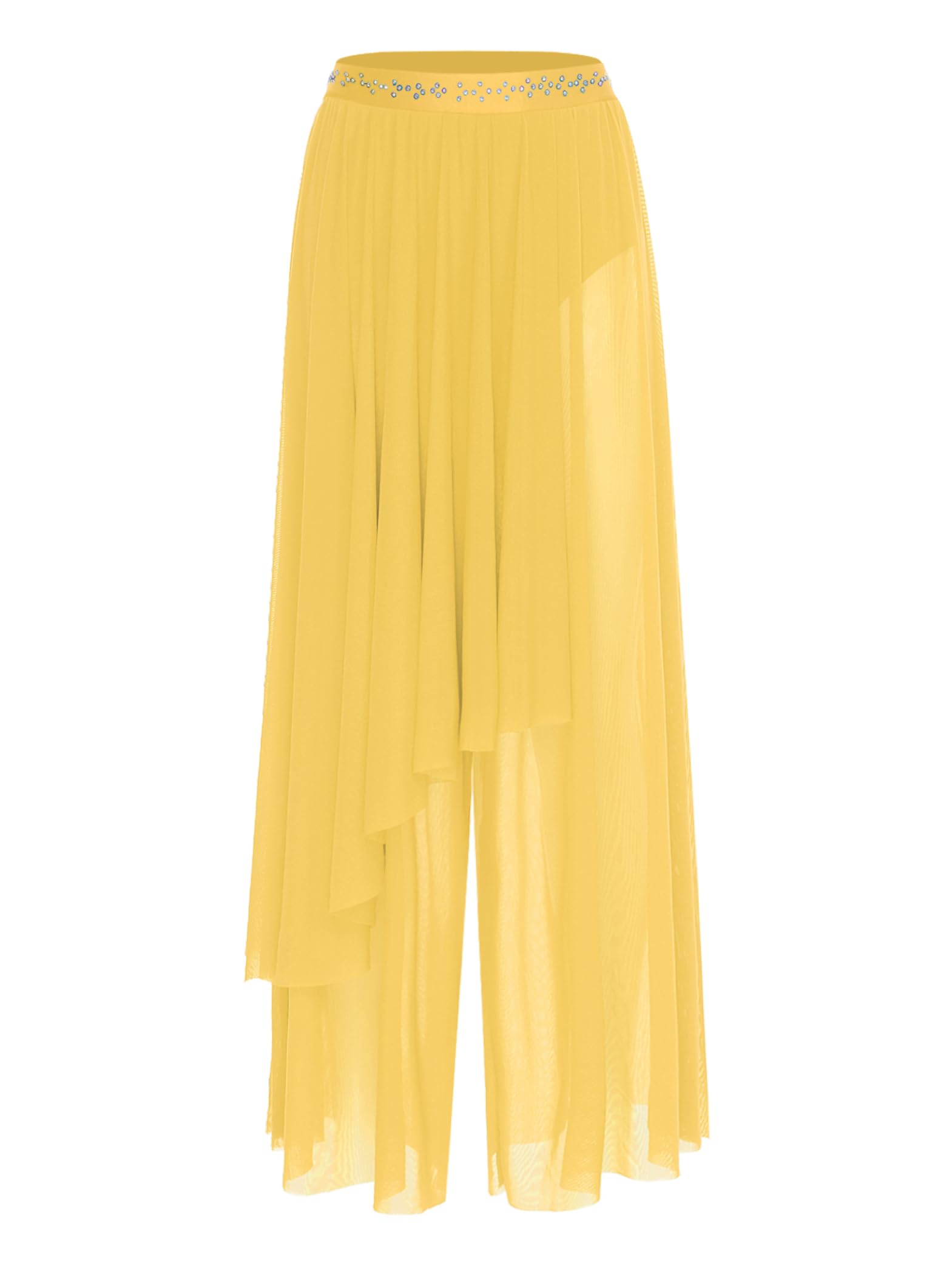 Tenue Danse Lyrique pour Femmes Scintillante Crop Tops Manches Longues avec Collant Danse Tenue Contemporaine Moderne