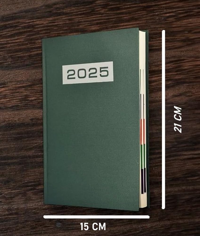 Agenda 2025 Giornaliera A5 - Planner Con Copertina Rigida, Penna Omaggio - Foto 9