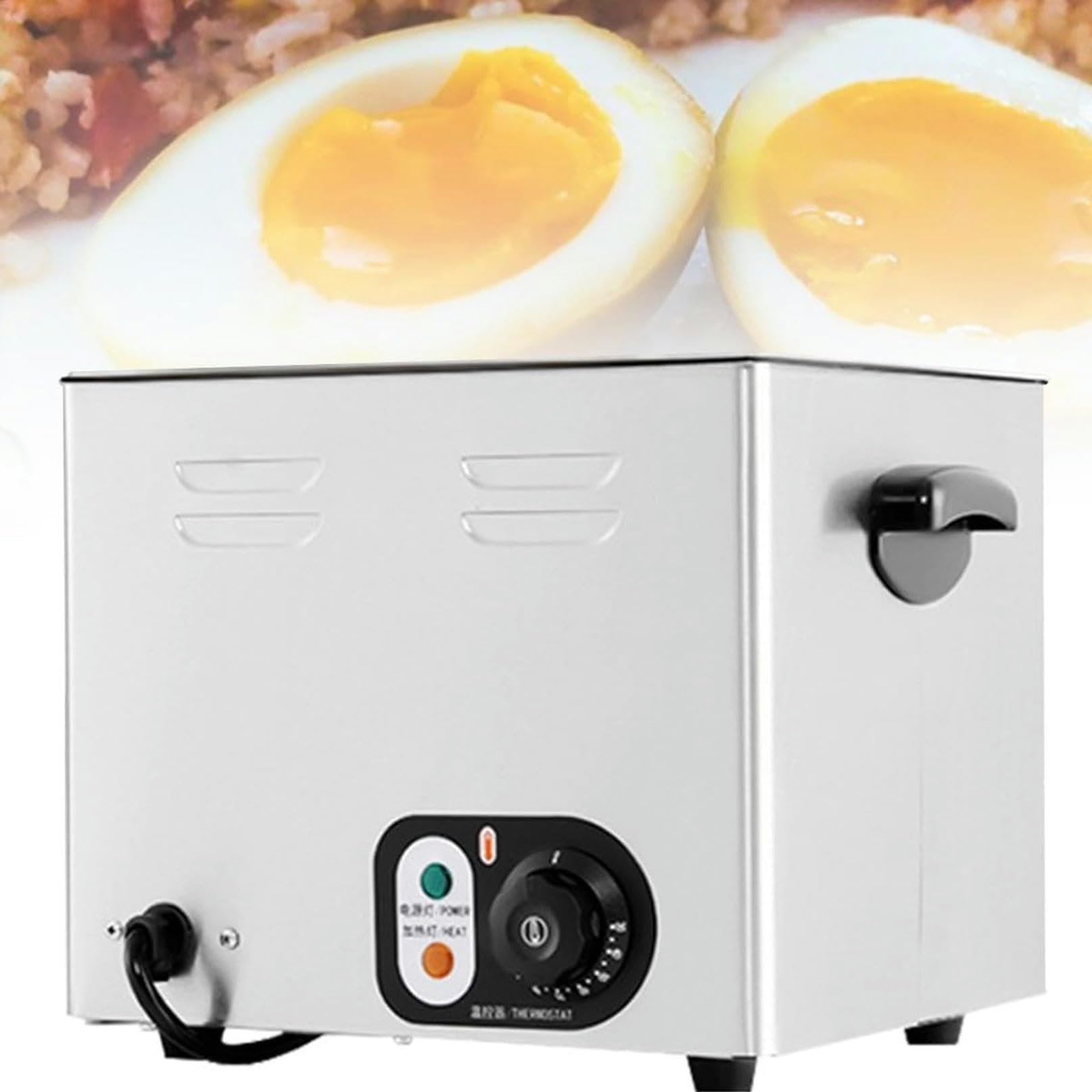Cocedor de Huevos eléctrico, fácil de Usar, Cocina fácilmente 60 Huevos con Agua Caliente, máquina para Hacer Huevos Medio cocidos y Huevos pasados por Agua (A)