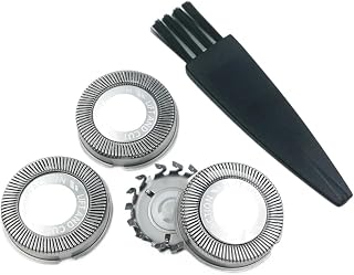 3 Cabezales De Afeitadora, Cortadores De Hojas De Aluminio Compatibles Con Philips, Afeitadora Philishave HQ2 20 HQ20 HQ22 HQ26 HQ262 HQ220 HQ222 HQ240 HQ2405