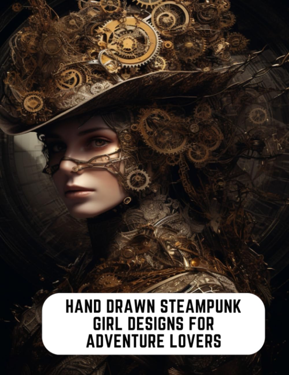 Hand Drawn Steampunk Girl Designs for Adventure Lovers: 50 Pages to Unleash Your Inner Artist