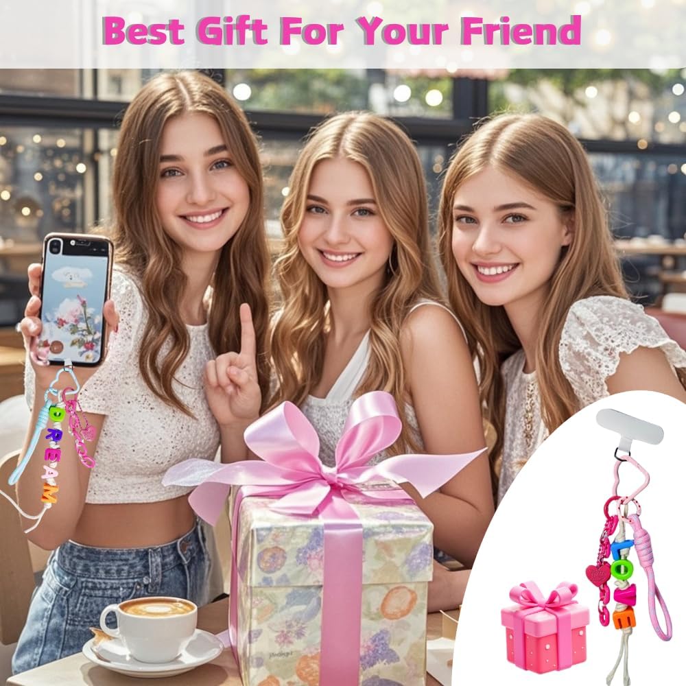 Maerolre 36Pcs Large Letter Beads & NumberBeads, 20mm Big Acrylic Bubble Alphabet, Colorful Plastic Beads for DIY Keychains, Jewelry Making - A to Z Christmas Gifts - Image 7