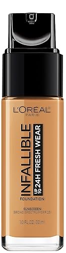 Miniatura 2 de L'Oreal Paris - Base de maquillaje Infallible Up to 24 Hour Fresh Wear, caramelo, 1 onza (paquete de 2)