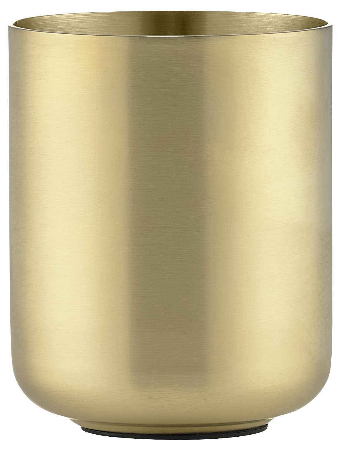 Zone Denmark Ume Zahnputzbecher, Zahnbürstenhalter, Zahnbürstenbecher, aus Edestahl, Schönes & Praktisches Badezimmer Zubehör, Durchm. 8,3 cm, Höhe 10,3 cm, Brass (Messing)