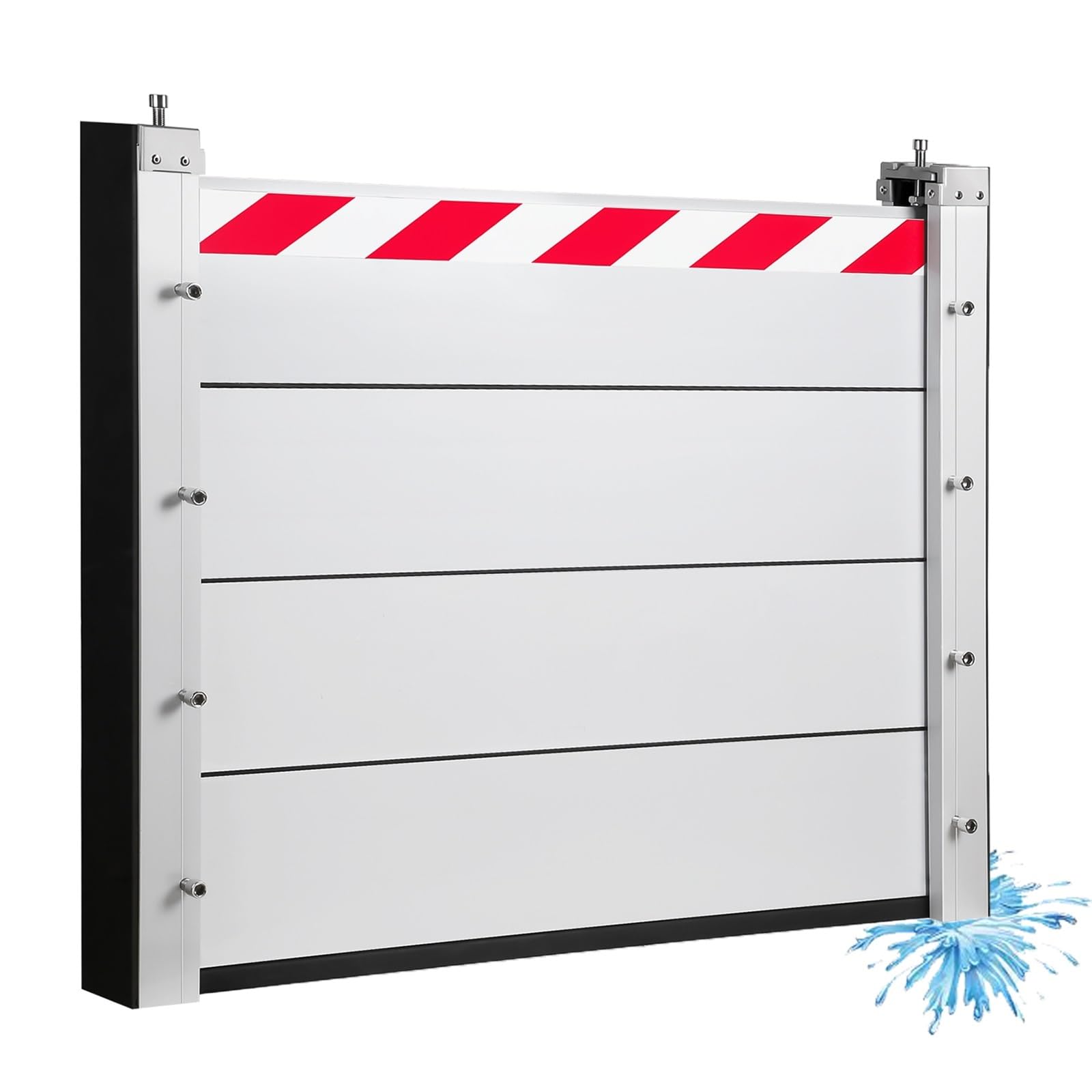 Barrière anti-inondation en aluminium pour stopper l'eau du garage