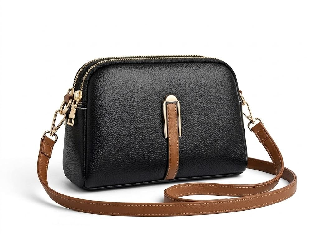 PAVILONN Women Sling Bag Crossbody Purse for Women PU Leather Ladies Handbag Mini Sling Side Bag Small Shoulder Purse Lightweight Travel Handbag Fashion Crossbody Daily Use Girls Messenger Bag-image-40