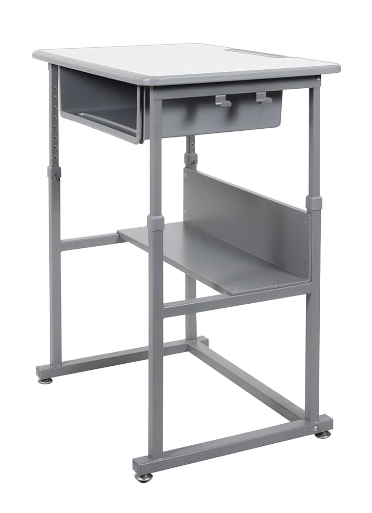 最終セール　Student's Desk Reference Apex Adjustable Height Collaborative Student Desk, 24