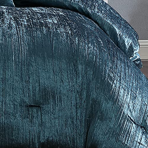 Riverbrook Home Turin Comforter Set, Queen, Blue, 7-Piece Set #TOP1