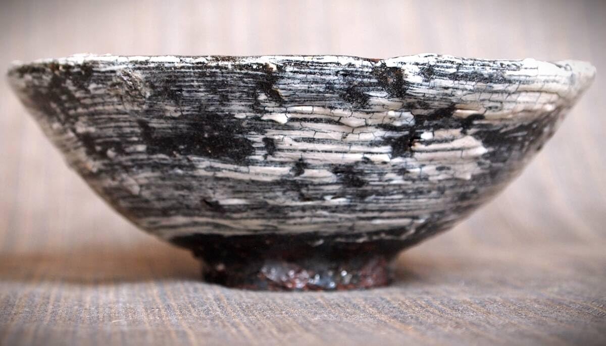 作中川自然坊刷毛目唐津平茶碗B 卸売