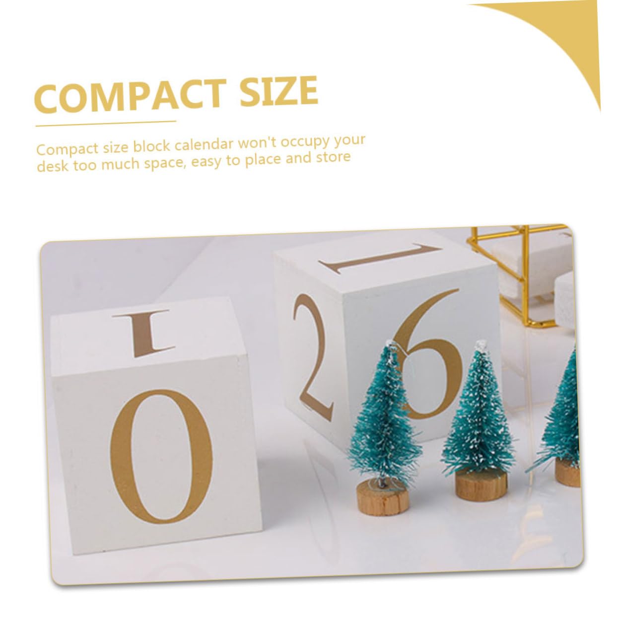 4 Pz Calendario da tavolo con foglie di ginkgo arredamento da tavolo rustico arredamento per la casa agenda scrivania regalini natale calendario da tavolo in piedi ferro da stiro VILLCASE