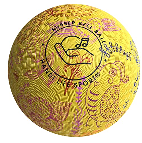 Handi Life Sport | Butterfly Bell Ball | Lightweight Audible Ball with Inflatable Rubber & Tactile Grip | Soccer Size 5 | Therapy & Recreation | Adaptive Sports