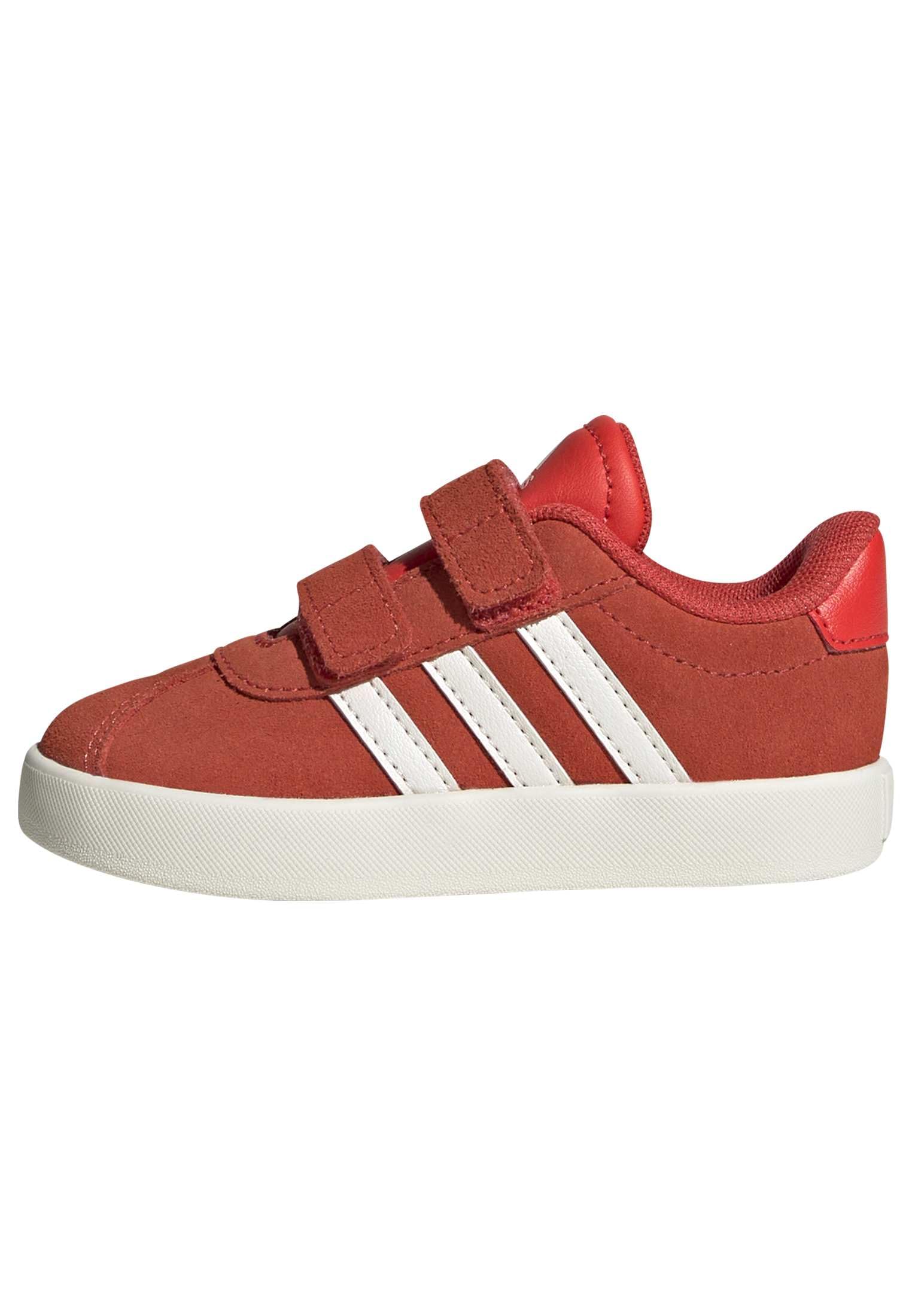 adidas Boys Vl Court 3.0 Slip On Sneakers Shoes Casual - Pink, White