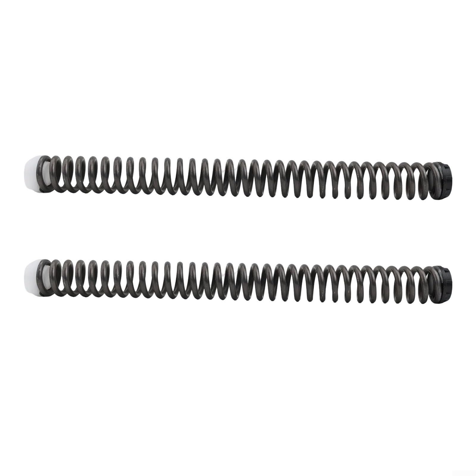 Bicycle Front Fork Shock Absorber Spring Replacement Steel Coil Springs For Mountain Bike Suspension System Black 28.5cm Length Multiple Diameters 2 Pack(B-25.2mm)