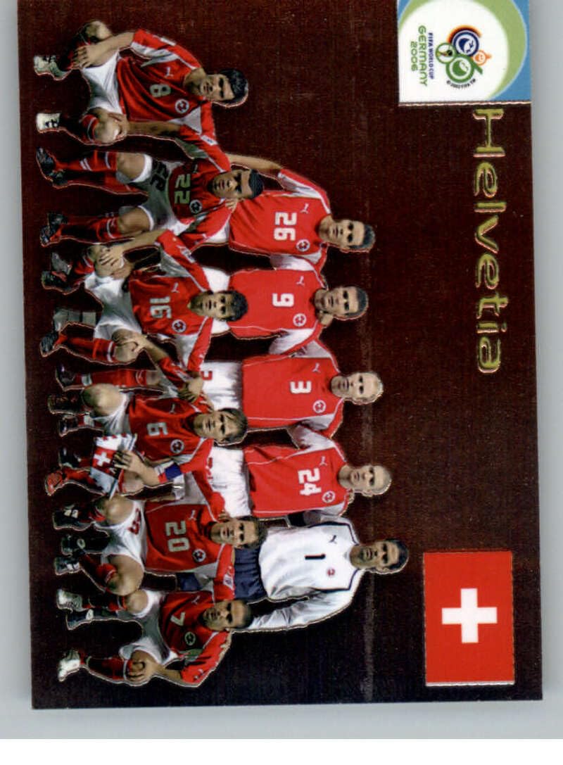 '06ドイツWC ベスト16 ドイツvスウェーデン チケット半券 Amazon.com: 2006 Panini World Cup #18 Helvetia TC Team Card