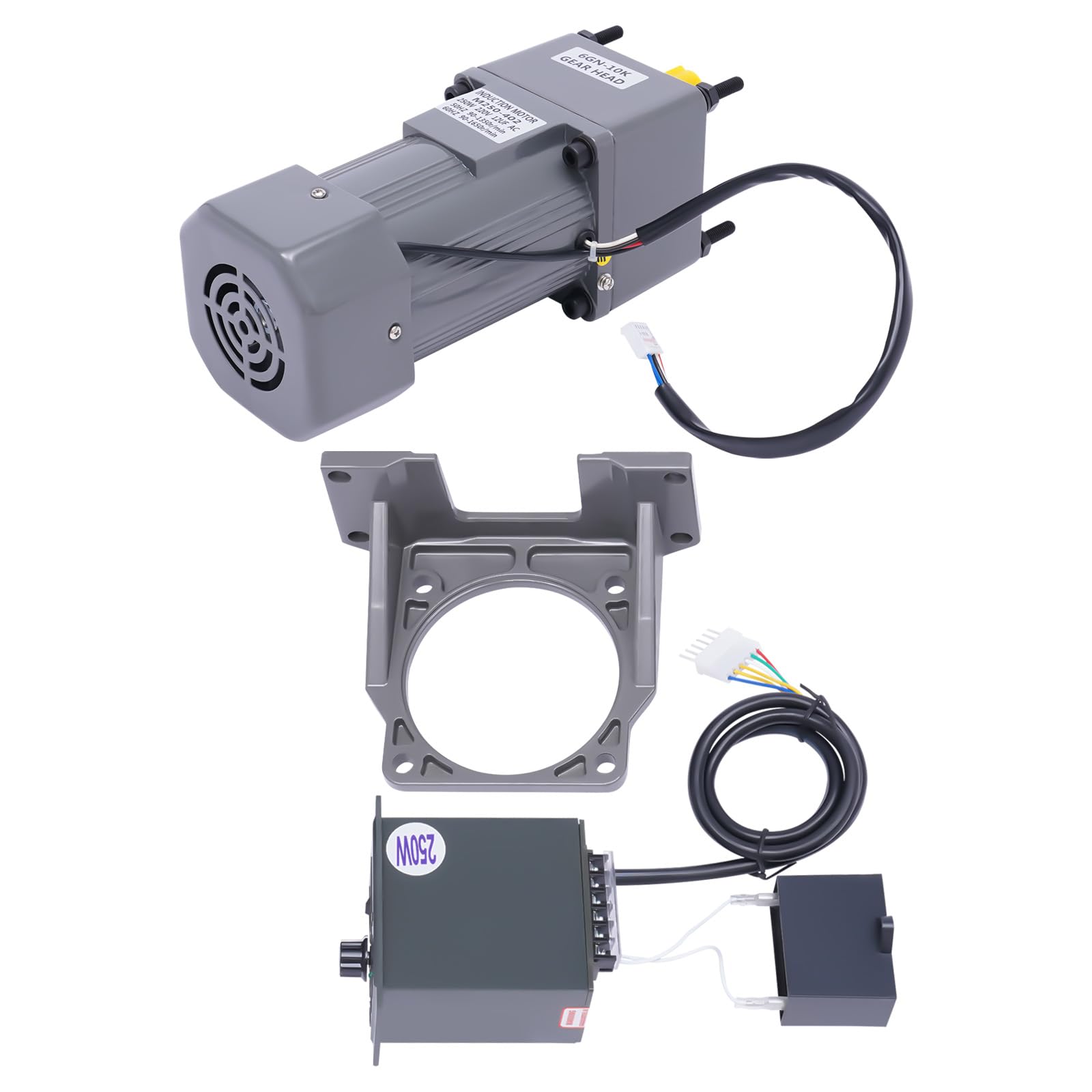 Motore 220V 250W Con Regolatore Velocità - 0-270 Rpm Per Applicazioni Industriali - Foto 12