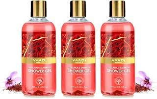 Luxurious Shower Gel, Saffron, 300g (Pack of 3)