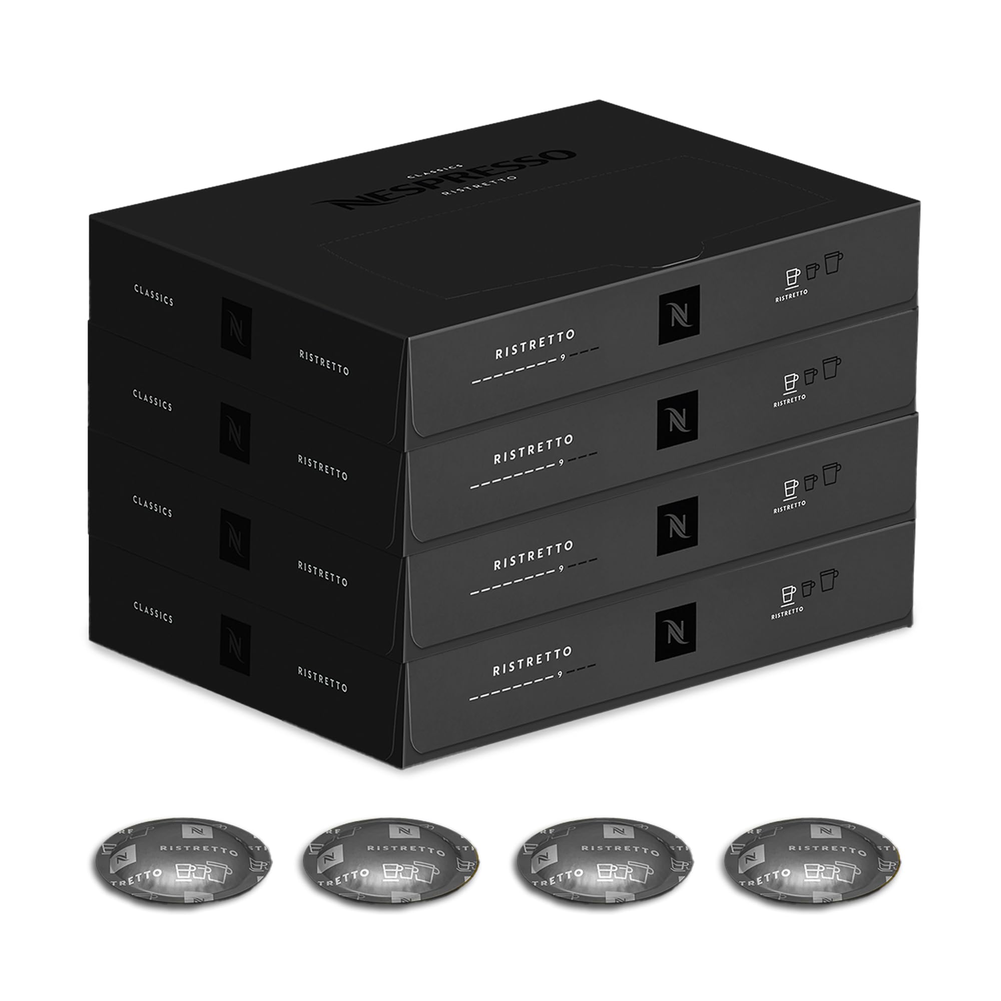 NESPRESSO PROFESSIONAL Ristretto 200 Kaffeekapseln | Intensiv gerösteter Arabica Kaffee für kräftigen Espresso, kompatibel mit Nespresso B2B Kaffeemaschinen