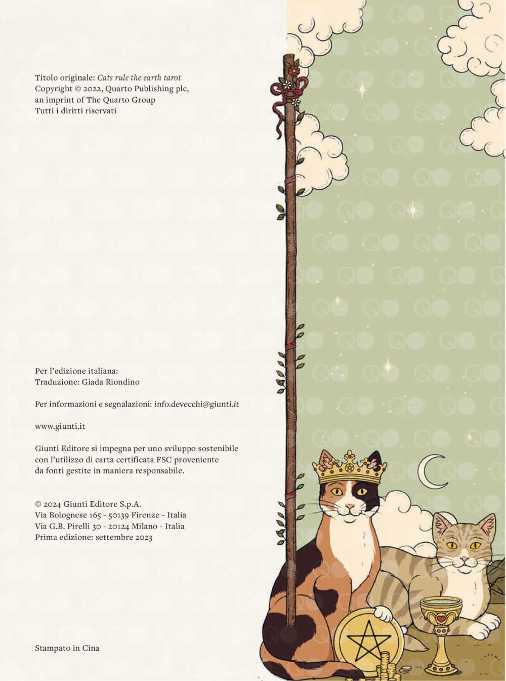 Tarocchi magici dei gatti. 78 carte e un manuale per veri devoti dei felini. Ediz. a colori. Con 78 Carte