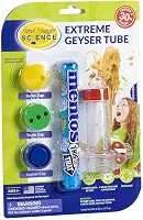 Steve Spangler Science Tubo de gêiser extremo – Kit de ciência para crianças – Experimento de laboratório Mentos & Soda – Inclui tubo, doces e tampas de spray exclusivas – Magia química – Projeto STEM
