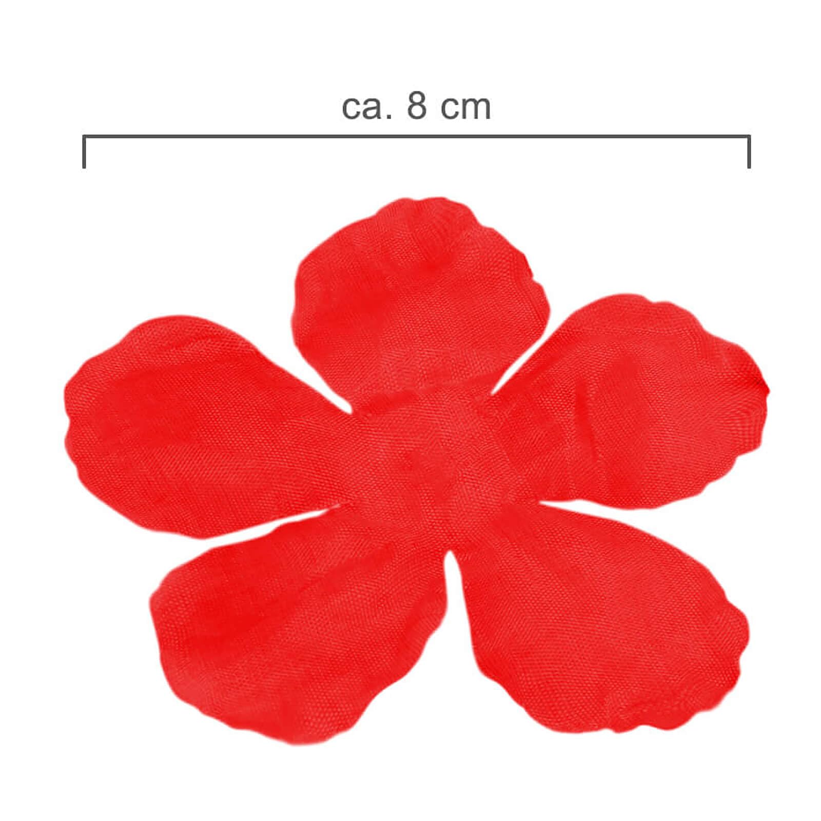 Top Ten Collier hawaïen avec motif de fleurs d'Espagne - Diamètre : 45 cm - Jaune et rouge - Longueur : 100 cm
