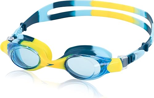 Miniatura 13 de Speedo Gafas de natación Skoogles para niños Negro Azul/Jade/Esmeralda,océano azul,Azul Rosa/Gris,Brillante rosa,Esmalte Azul/Amarillo Tie