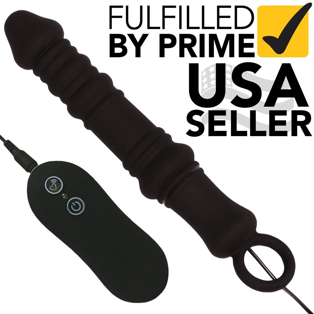Amazon.com: Vibrating Anal Stimulator - Butt Plug with 10 Functions of  Vibrations