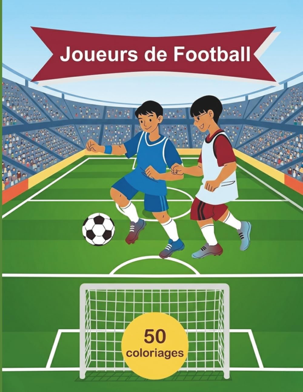 50 coloriages Joueurs de Football