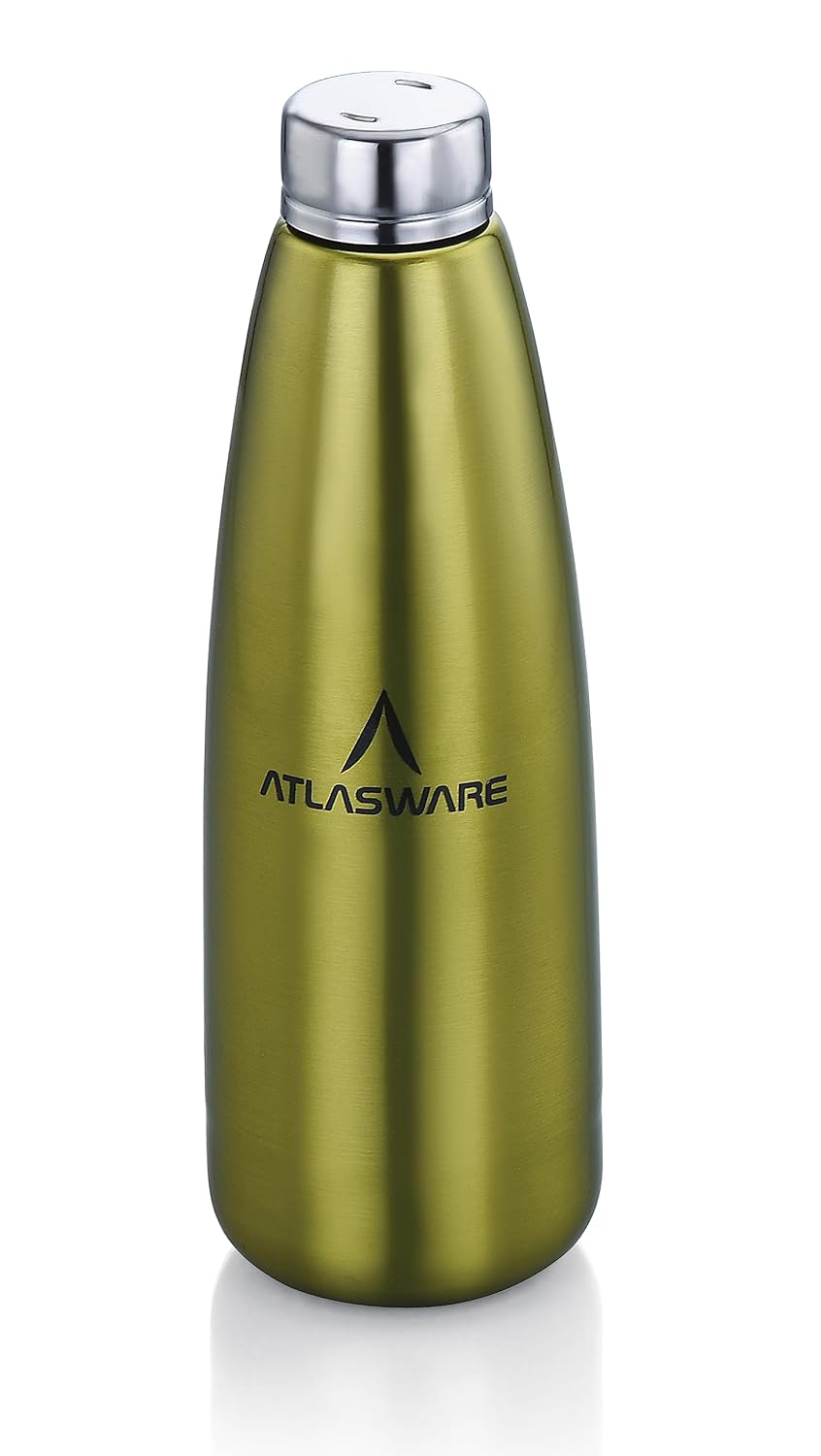 Atlasware Stainless Steel Fridge Bottle 1000ml Single Wall Water Bottle