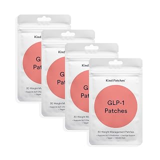 GLP - 1 Patches by Kind Patches for Unisex - 30 Count Patches - Pack of 4 - Amazon product rated Grade A