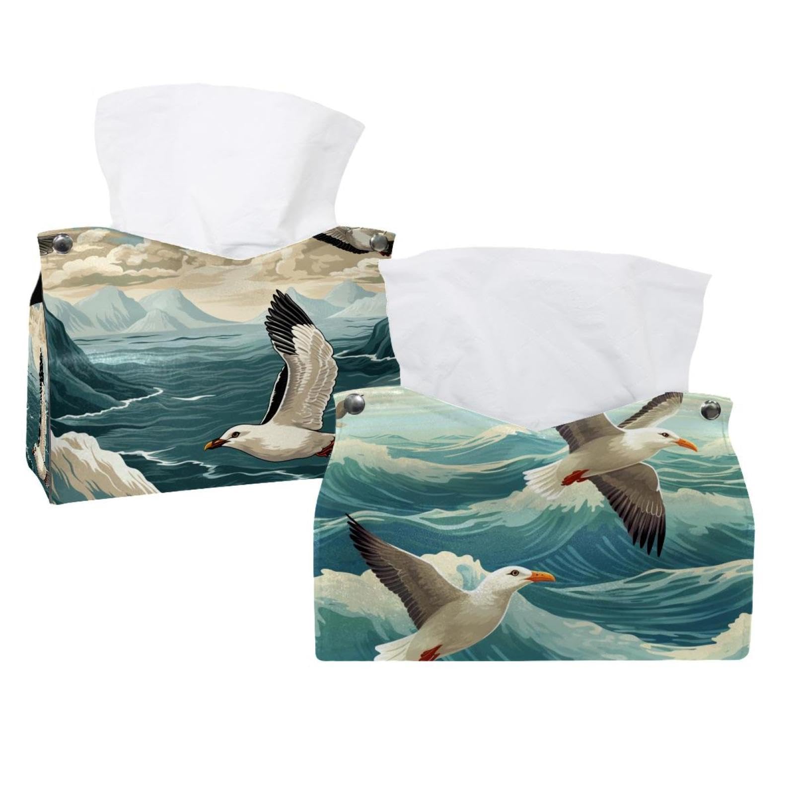Boîte à mouchoirs distributeur de serviettes bureau hôtel Sea Mew