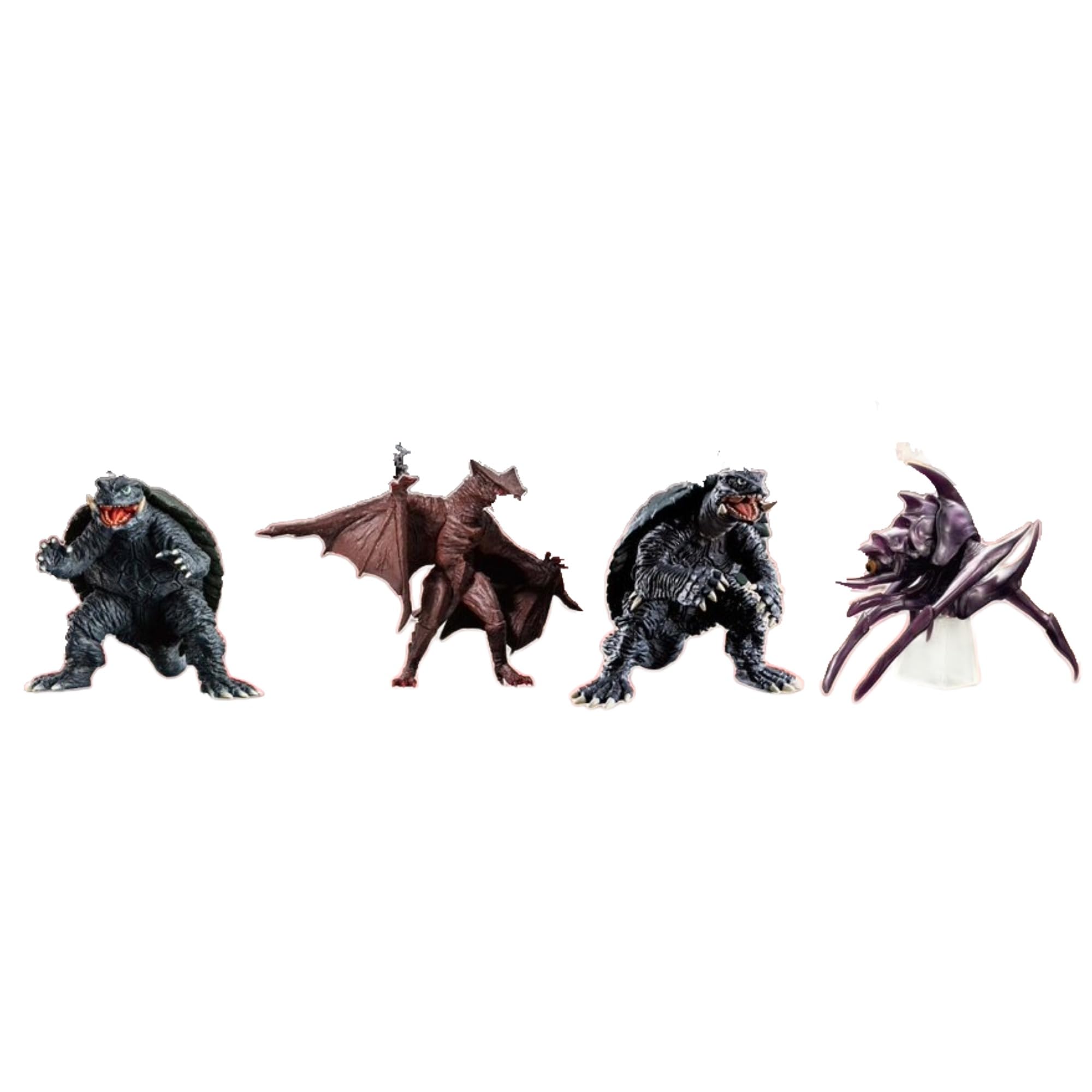 Bandai HG Gamera Gacha Figure Set of 4 Complete Capsule Toy Japan