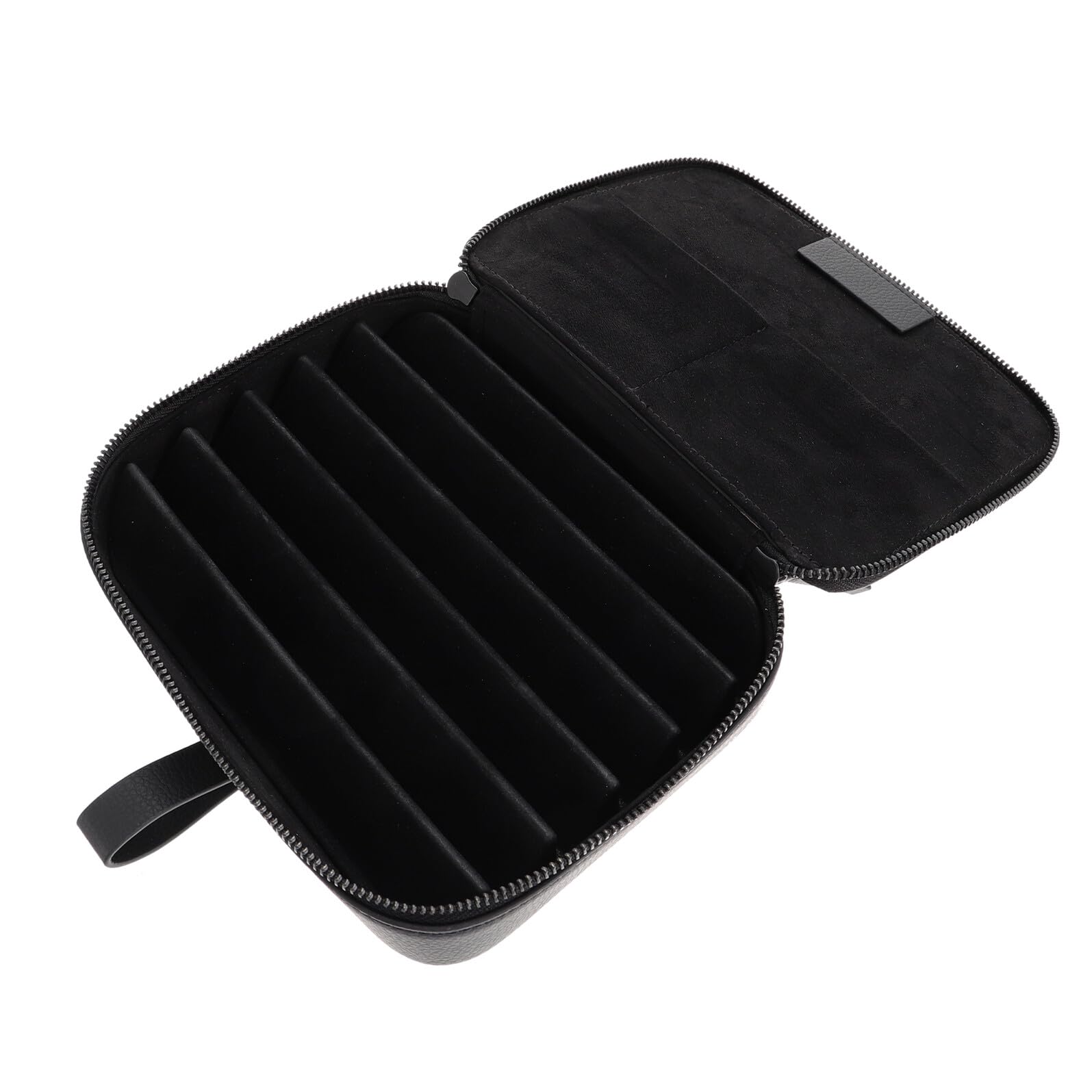 IMIKEYA Estuche de Transporte Multifuncional y Material de Superfibra Resistente a Rayaduras Diseño de Cremallera para Correas de Reloj Adecuado para Viajes y Salidas