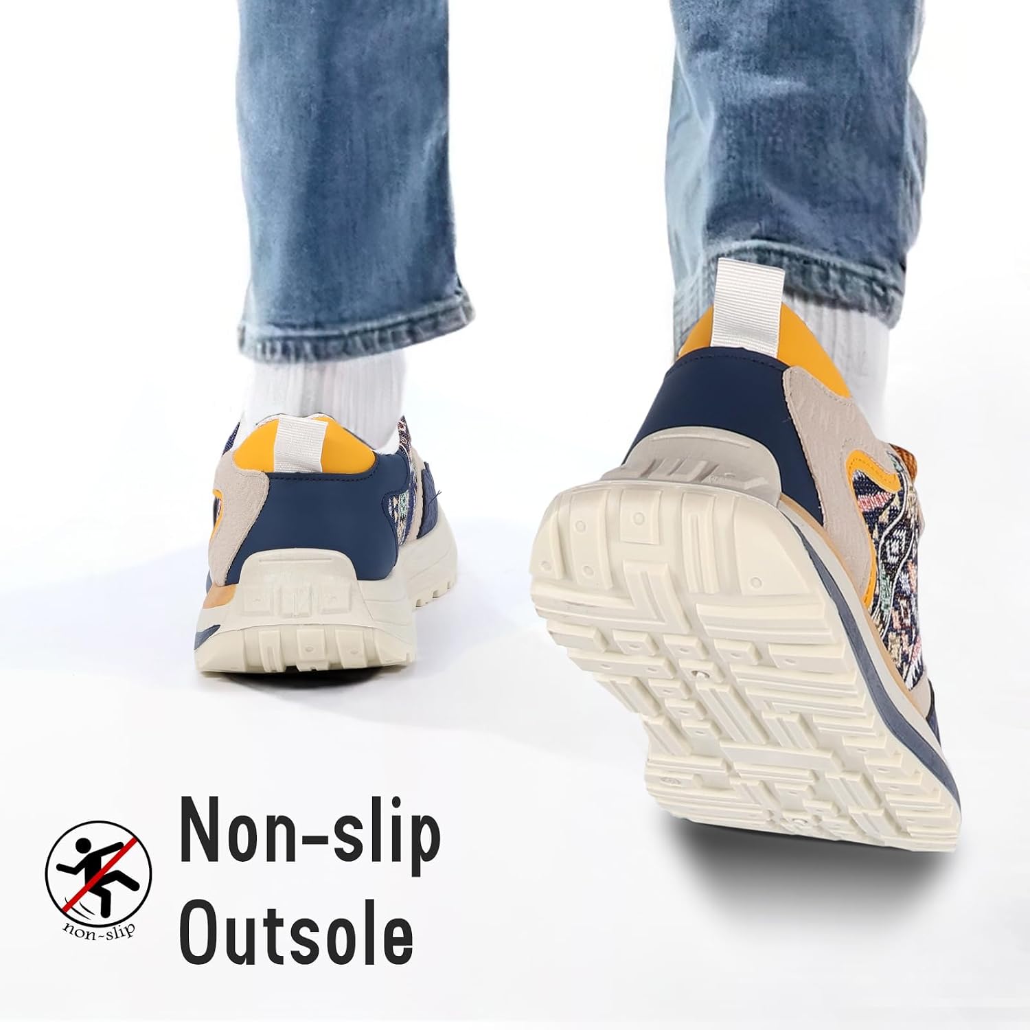 Men's Fashion Casual Low Top Sneakers Comfy Non Slip Breathable Walking Shoes Lace Up Sneakers Chunky Sneakers7.5-10.5