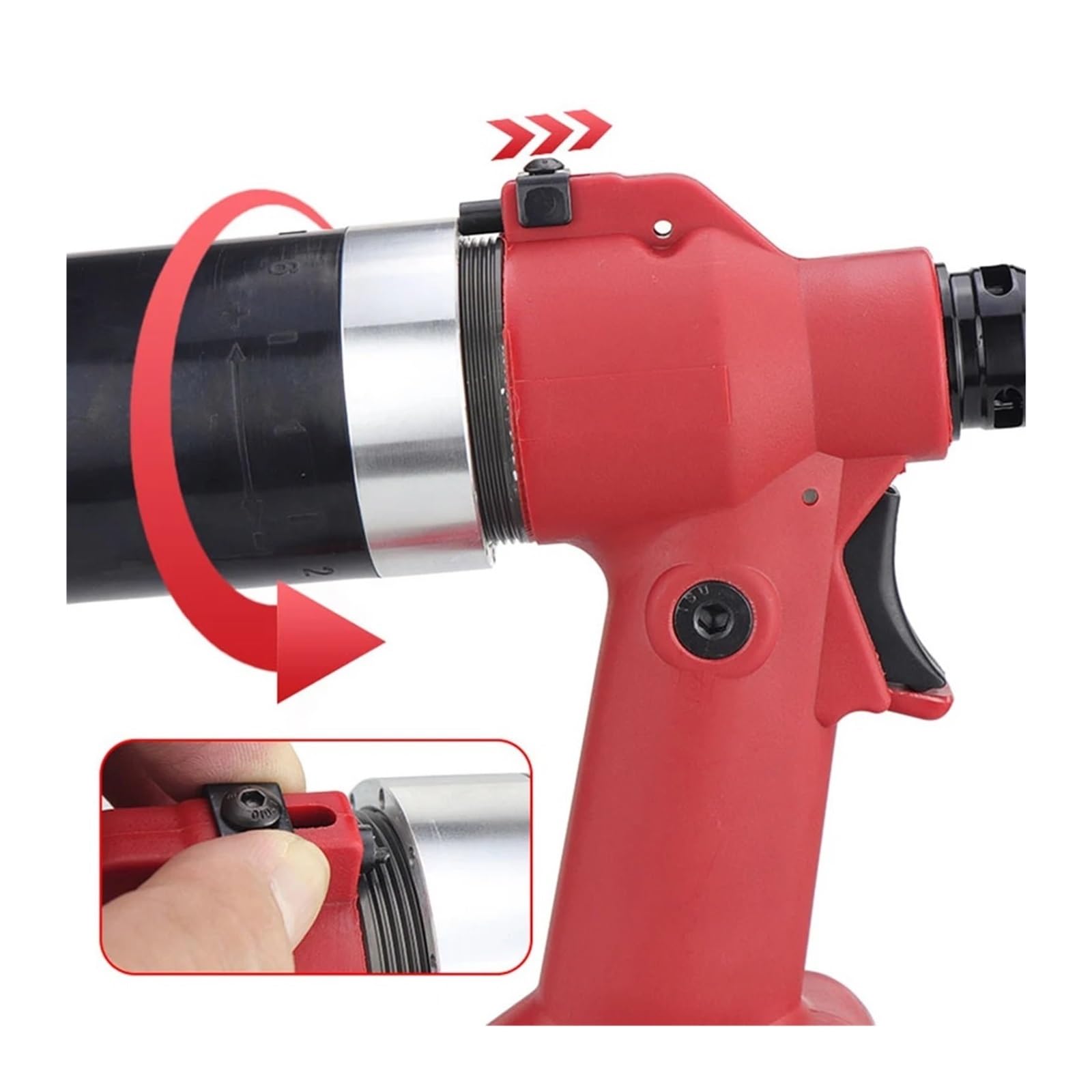Clavadora, M3 M4 M5 M6 M8 M10 M12 Kit De Pistola For Tuercas De Remaches Neumática Hidráulica Remachadora Automática Herramientas De Aire Máquina Remachadora De Tuercas