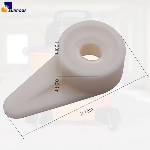 Miniatura 2 de 73316 Tuerca de placa de filtro de aspiradora húmeda/seca (4 piezas) se adapta a Craftsman Ridgid Vac filtro reemplazo pieza