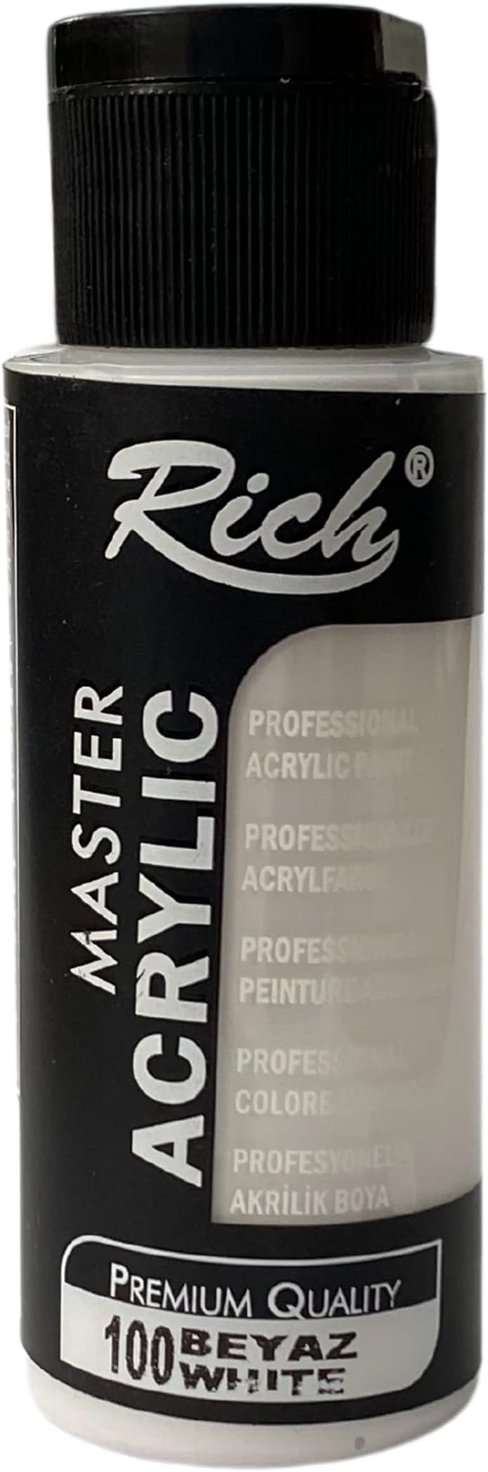 Rich Master Acrylic Paint 60cc - Color no.100 (White)