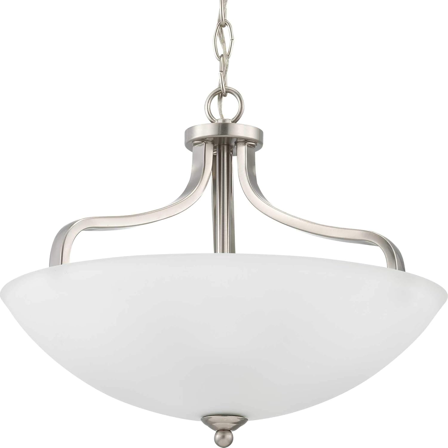 Progress Lighting Laird Collection Three-Light Semi-Flush Convertible