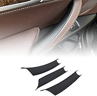 Vista 8 de Funda de Manija de Puerta Compatible con BMW X5 Serie E70/E70 LCI 2008-2013, BMW X6 Serie E71/E72 2008-2014 (3 Piezas) (Fibra de Carbono)