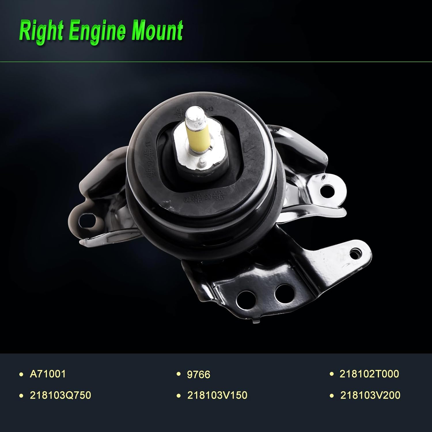 Engine Motor Mount Compatible with Sonata 2011-2015 2.0L 2.4L,Optima 2011-2016 2.0L 2.4L,Replacement for A71034 9760 A71001 9766 A7197 9755