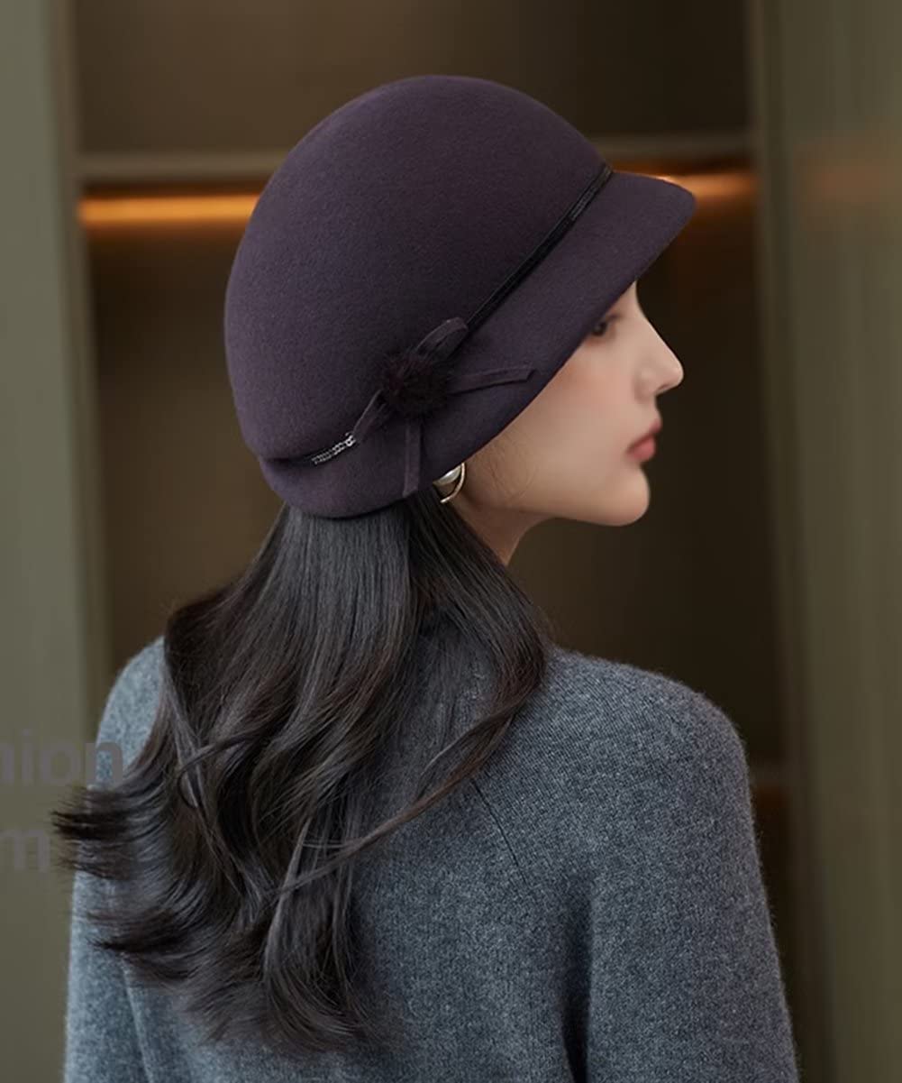 Cappello Invernale per Donna Calda Berretto Cloche Regolabile