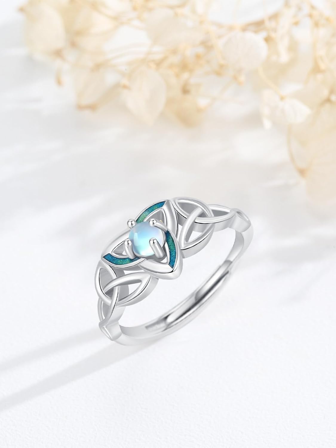 KiiKii Mustard Seed Ring 925 Sterling Silver Catholic Jesus Faith Hope Love Adjustable Rings Christian Jewelry Gifts for Women - Image 3