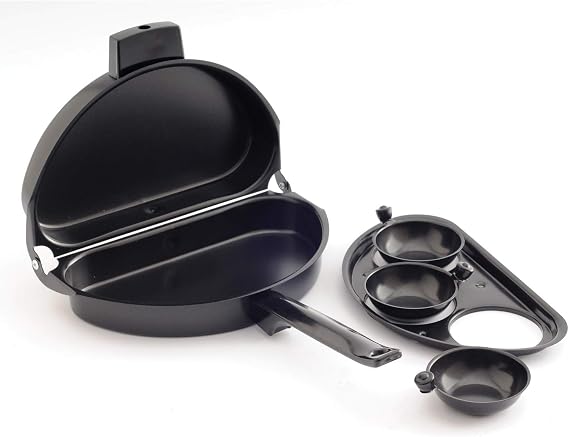 Norpro 665 Nonstick Omelet Pan with Egg Poacher, One Size