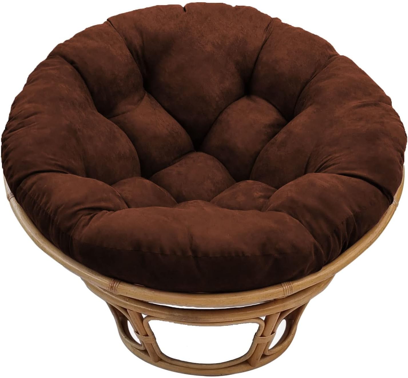 Extra Plump 52" papasan Cushion, Frame not Included (Ultra Violet Microsuede)