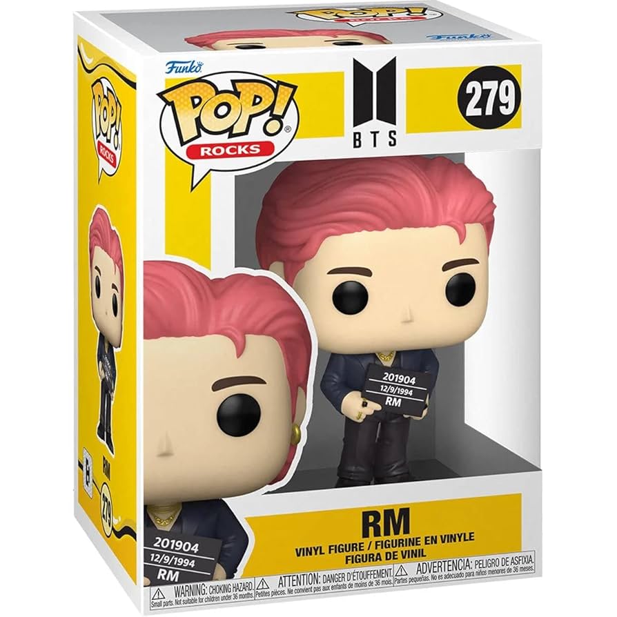 Amazon.com: POP Rocks: BTS Butter - RM Funko Vinyl Figure